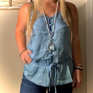Boutique Denim Tank